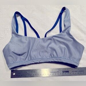 JoyLab from Target sports bra Sz small navy & white stripes
